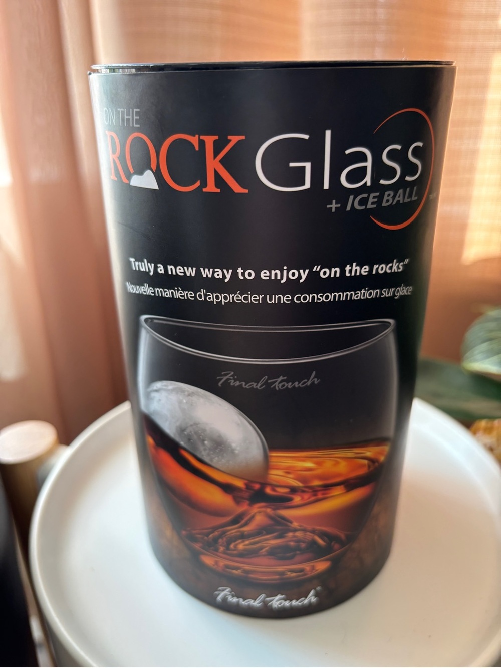 Final Touch Rock Glass + Ice Ball Mold -